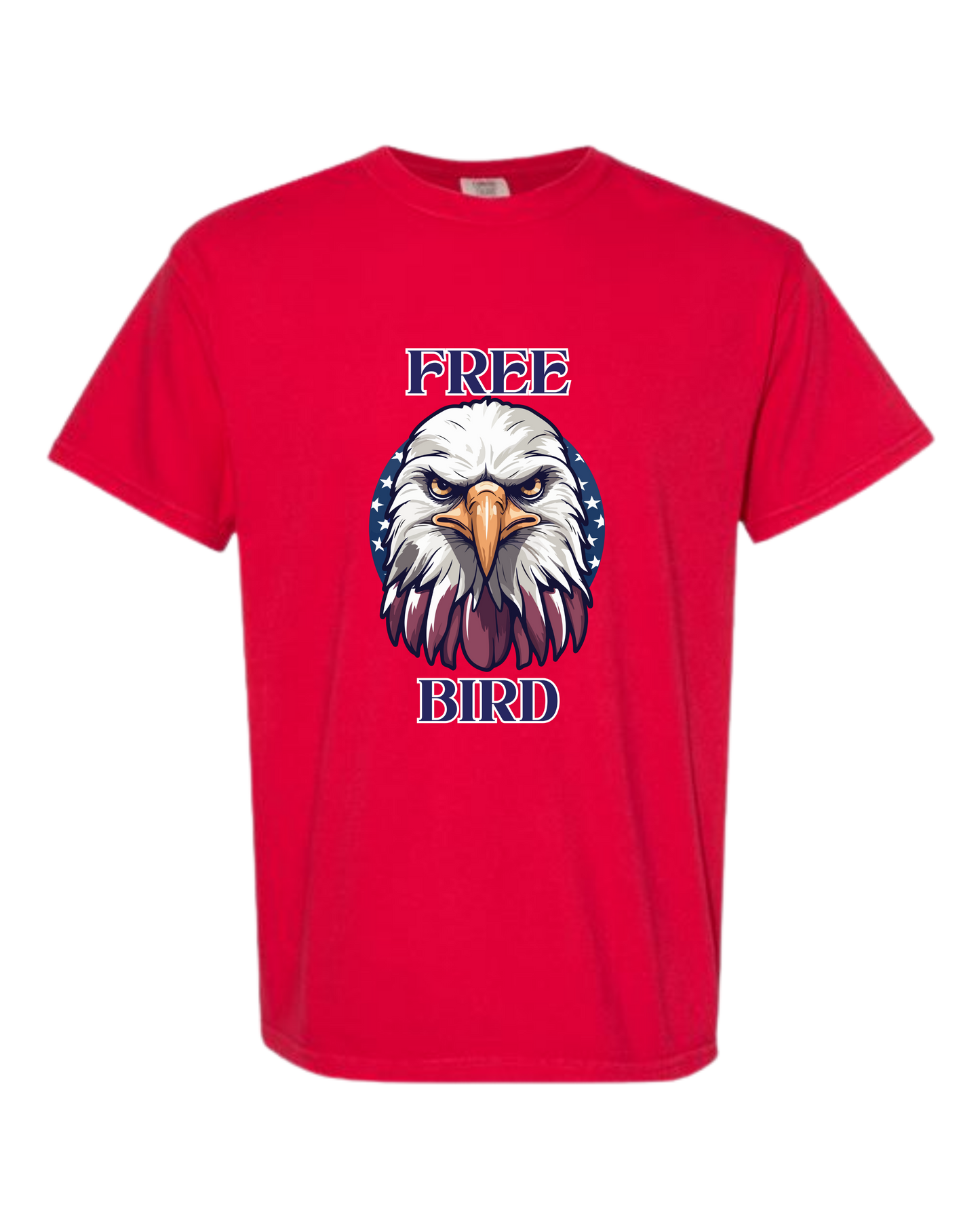 Free Bird - Comfort Colors - Heavyweight Unisex Tee - Yellows, Oranges, Reds
