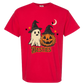 Halloween Besties - Comfort Colors - Heavyweight Unisex Tee - Yellows, Oranges, Reds