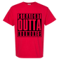 Straight Outta Hormones - Comfort Colors - Heavyweight Unisex Tee - Yellows, Oranges, Reds