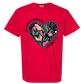 The World Is A Better Place With YOU In It - Comfort Colors - Heavyweight Unisex Tee - Yellows, Oranges, Reds