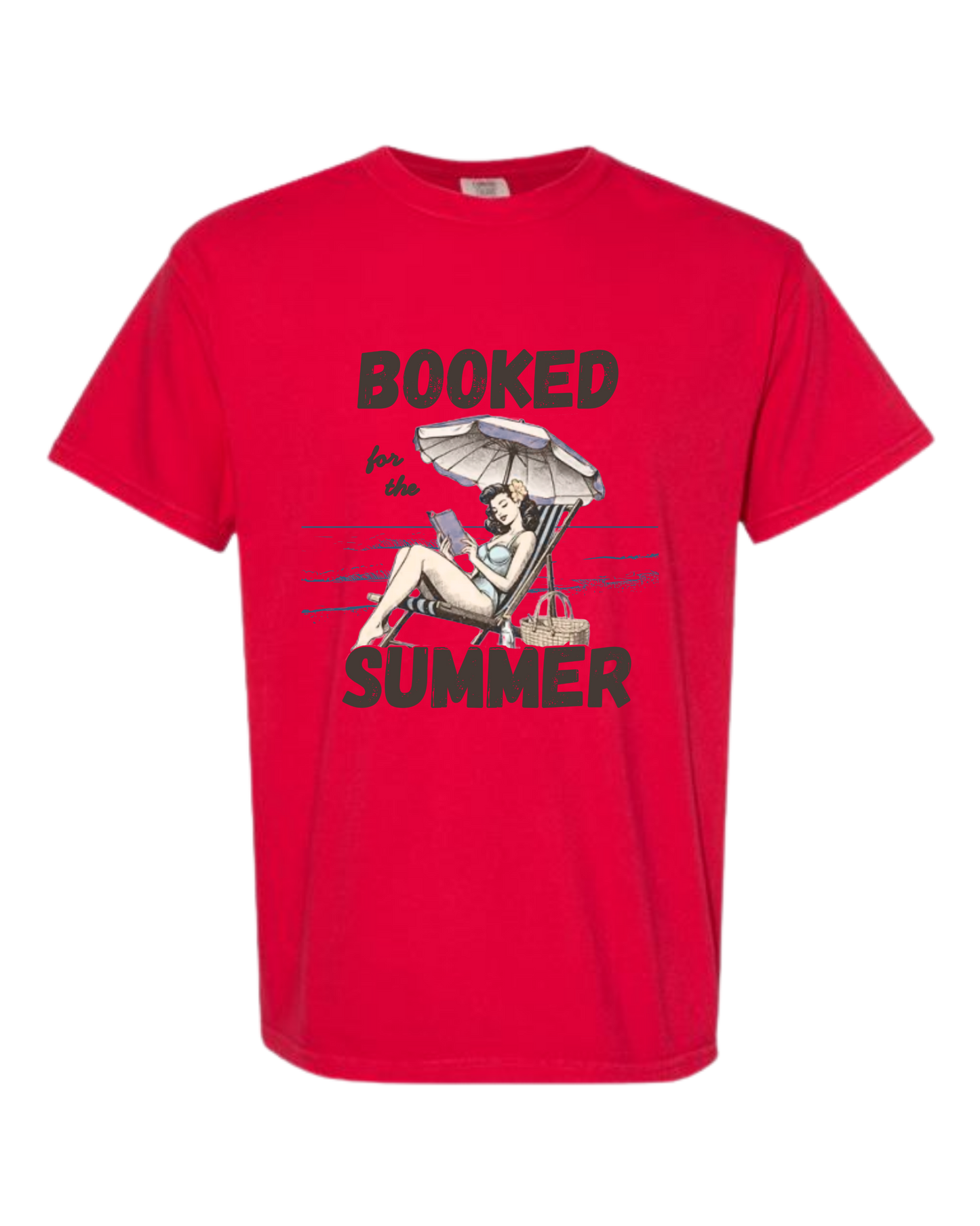 Booked for the Summer - Comfort Colors - Heavyweight Unisex Tee - Yellows, Oranges, Reds