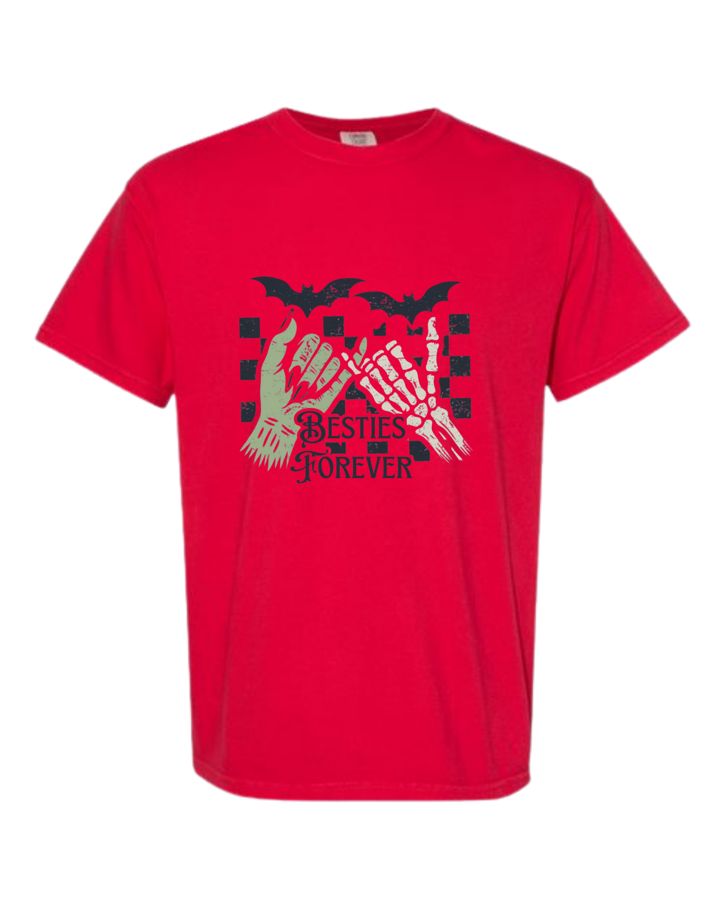 Besties Forever - Comfort Colors - Heavyweight Unisex Tee - Yellows, Oranges, Reds