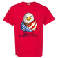 Free Bird An American Legend - Comfort Colors - Heavyweight Unisex Tee - Yellows, Oranges, Reds