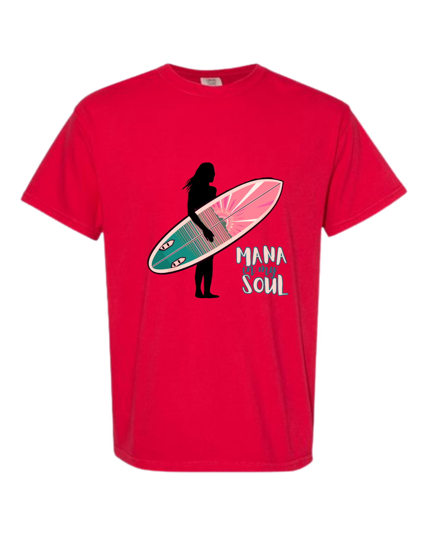 Mana in My Soul - Comfort Colors - Heavyweight Unisex Tee - Yellows, Oranges, Reds