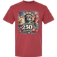 America's 250th Birthday - Comfort Colors - Heavyweight Unisex Tee - Yellows, Oranges, Reds