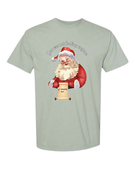 You Are Not Fooling Anyone - Comfort Colors - Heavyweight Unisex Tee - Greens