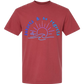 Sunsets & No Regrets - Comfort Colors - Heavyweight Unisex Tee - Yellows, Oranges, Reds