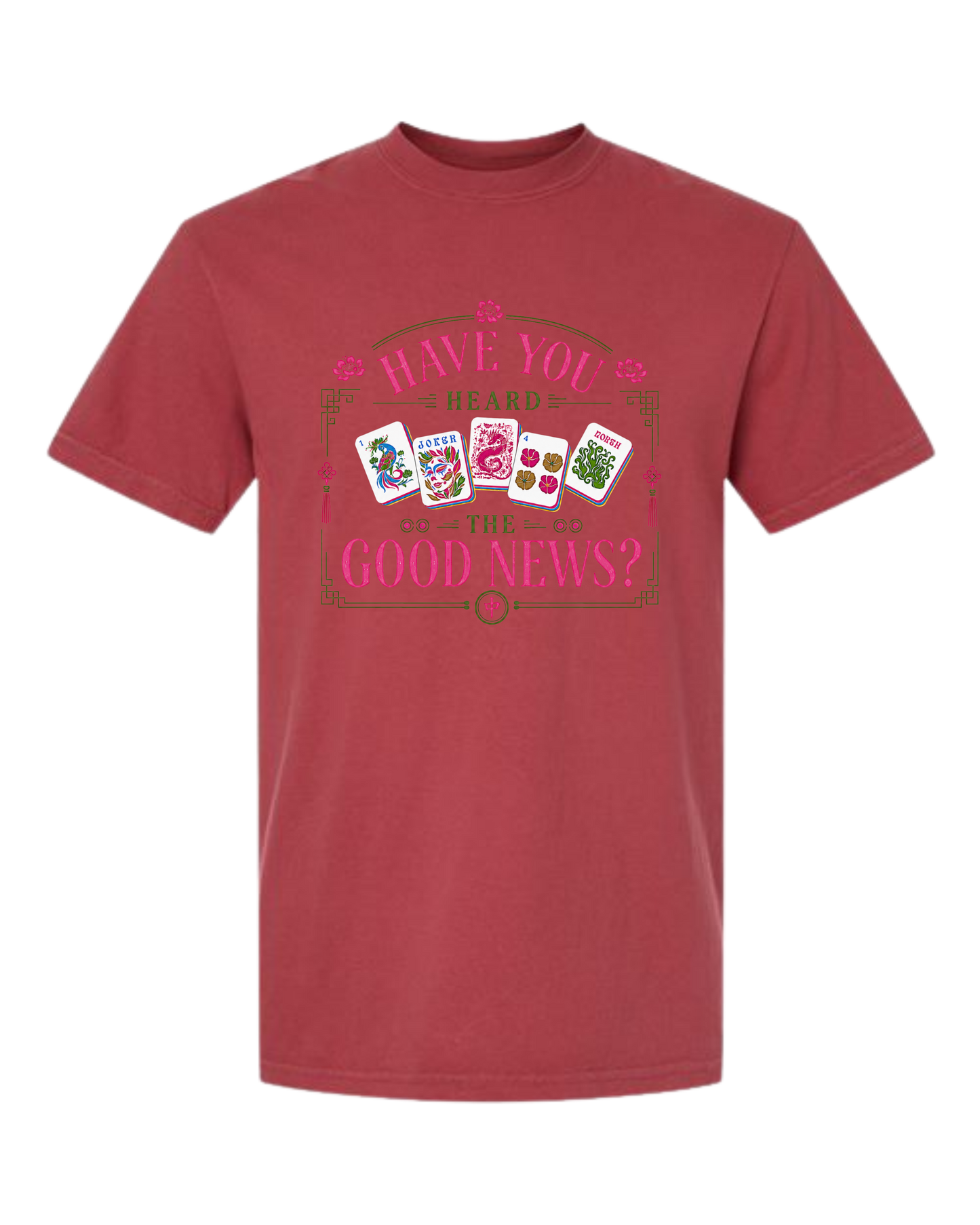 Have You Heard the Good News? - Comfort Colors - Heavyweight Unisex Tee - Yellows, Oranges, Reds