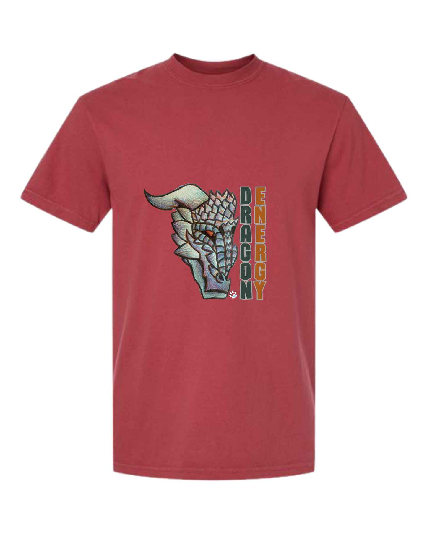 Dragon Energy - Comfort Colors - Heavyweight Unisex Tee - Yellows, Oranges, Reds