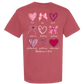 Galatians 5 - Valentines - Comfort Colors - Heavyweight Unisex Tee - Yellows, Oranges, Reds