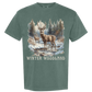 Winter Woodland - Comfort Colors - Heavyweight Unisex Tee - Greens