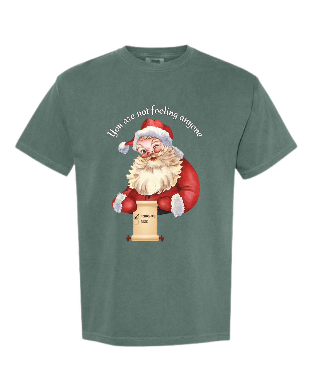 You Are Not Fooling Anyone - Comfort Colors - Heavyweight Unisex Tee - Greens