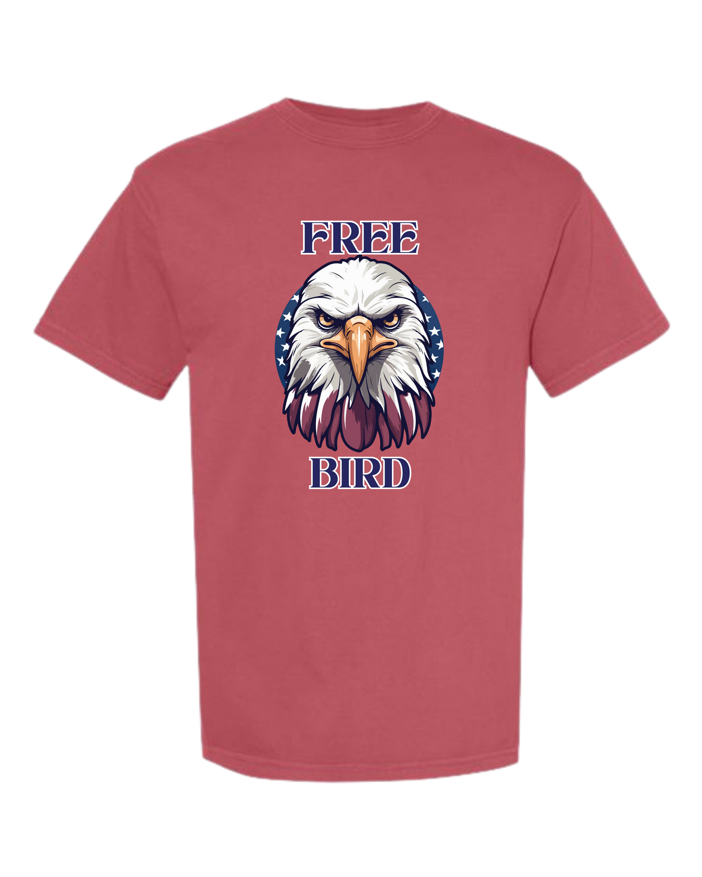 Free Bird - Comfort Colors - Heavyweight Unisex Tee - Yellows, Oranges, Reds