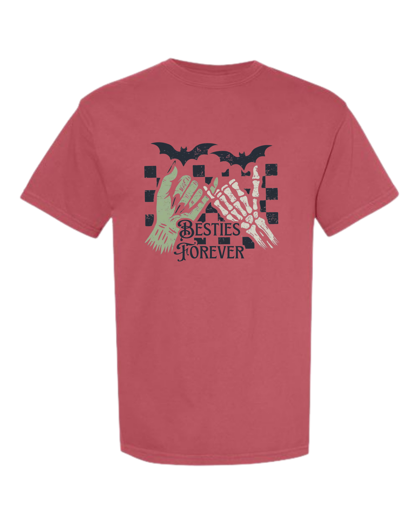 Besties Forever - Comfort Colors - Heavyweight Unisex Tee - Yellows, Oranges, Reds