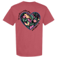The World Is A Better Place With YOU In It - Comfort Colors - Heavyweight Unisex Tee - Yellows, Oranges, Reds