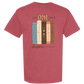 Just One More Chapter - Comfort Colors - Heavyweight Unisex Tee - Yellows, Oranges, Reds