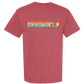 On Island Time - Comfort Colors - Heavyweight Unisex Tee - Yellows, Oranges, Reds