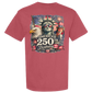 America's 250th Birthday - Comfort Colors - Heavyweight Unisex Tee - Yellows, Oranges, Reds