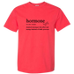 Hormone - Comfort Colors - Heavyweight Unisex Tee - Yellows, Oranges, Reds