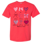 Galatians 5 - Valentines - Comfort Colors - Heavyweight Unisex Tee - Yellows, Oranges, Reds