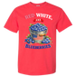 Red, White, And Blueberries - Comfort Colors - Heavyweight Unisex Tee - Yellows, Oranges, Reds