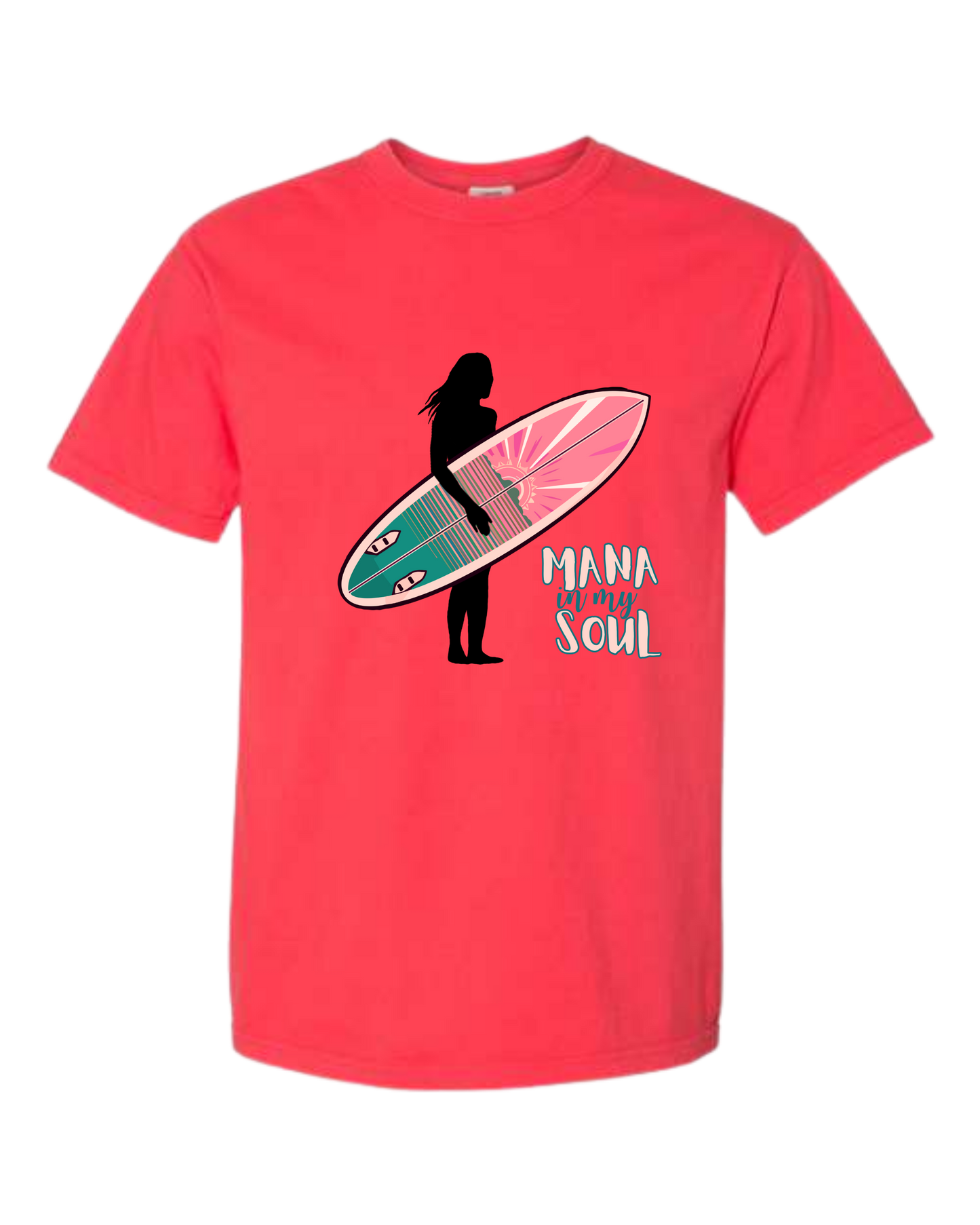 Mana in My Soul - Comfort Colors - Heavyweight Unisex Tee - Yellows, Oranges, Reds