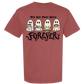 Sourdough Ghosties - Comfort Colors - Heavyweight Unisex Tee - Yellows, Oranges, Reds