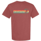 On Island Time - Comfort Colors - Heavyweight Unisex Tee - Yellows, Oranges, Reds