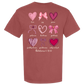 Galatians 5 - Valentines - Comfort Colors - Heavyweight Unisex Tee - Yellows, Oranges, Reds