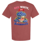 Red, White, And Blueberries - Comfort Colors - Heavyweight Unisex Tee - Yellows, Oranges, Reds