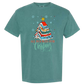 All Booked For Christmas - Comfort Colors - Heavyweight Unisex Tee - Greens
