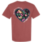 The World Is A Better Place With YOU In It - Comfort Colors - Heavyweight Unisex Tee - Yellows, Oranges, Reds