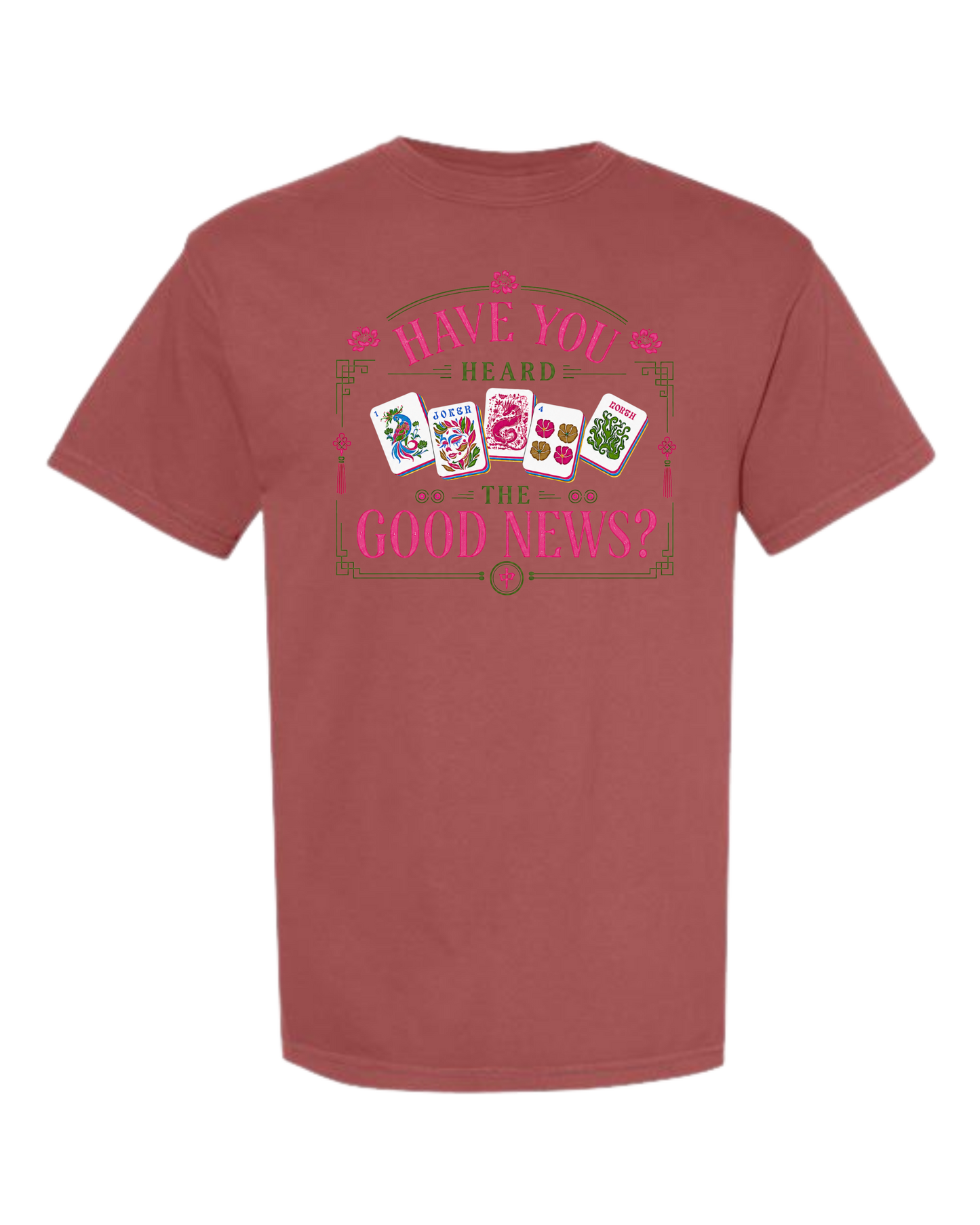 Have You Heard the Good News? - Comfort Colors - Heavyweight Unisex Tee - Yellows, Oranges, Reds
