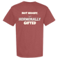 Not Moody. (just) Hormonally Gifted - Comfort Colors - Heavyweight Unisex Tee - Yellows, Oranges, Reds