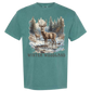 Winter Woodland - Comfort Colors - Heavyweight Unisex Tee - Greens