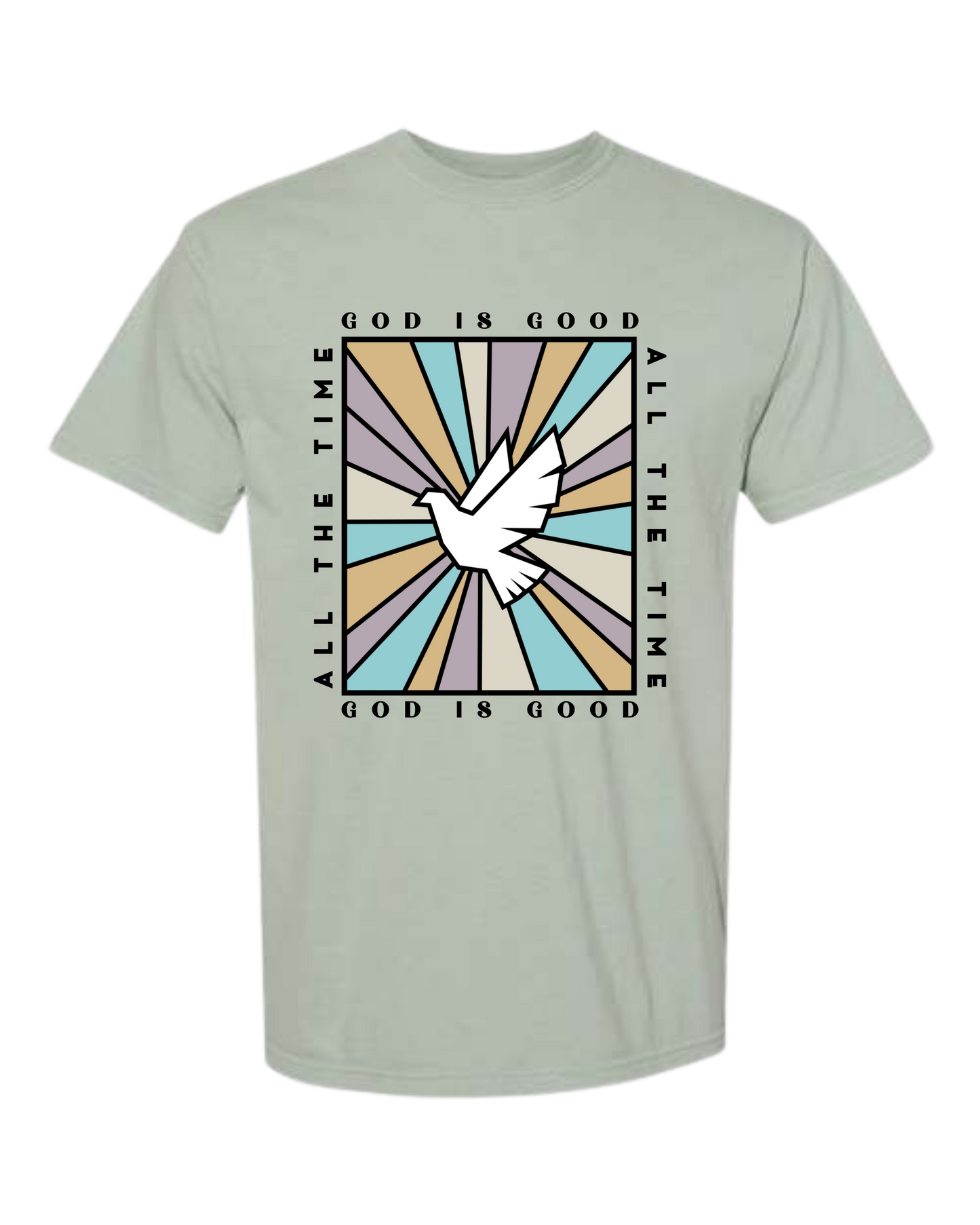 God Is Good - Comfort Colors - Heavyweight Unisex Tee - Greens