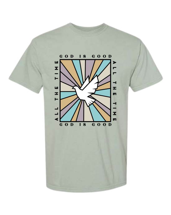 God Is Good - Comfort Colors - Heavyweight Unisex Tee - Greens