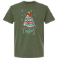 All Booked For Christmas - Comfort Colors - Heavyweight Unisex Tee - Greens