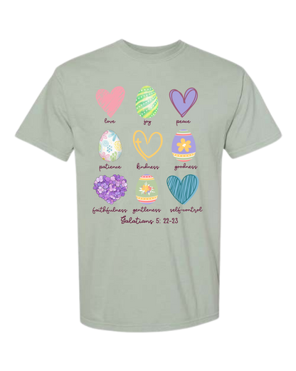 Galatians 5 - Easter - Comfort Colors - Heavyweight Unisex Tee - Greens