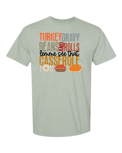 Let Me See That Casserole - Comfort Colors - Heavyweight Unisex Tee - Greens