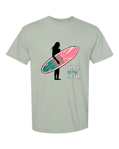 Mana in My Soul - Comfort Colors - Heavyweight Unisex Tee - Greens