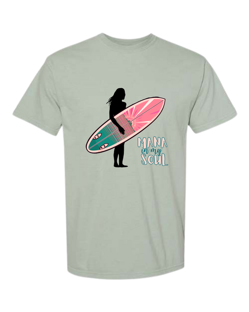 Mana in My Soul - Comfort Colors - Heavyweight Unisex Tee - Greens