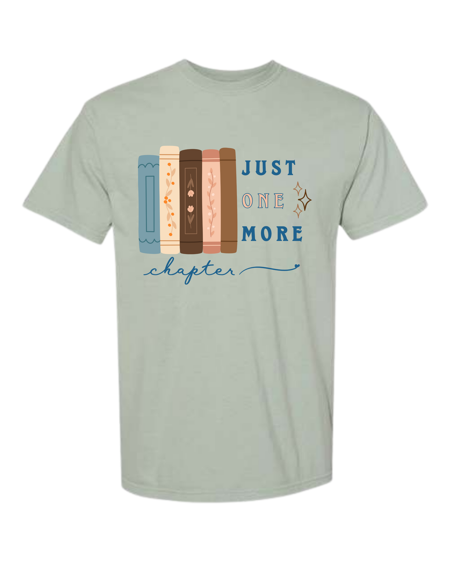 Just One More Chapter - Comfort Colors - Heavyweight Unisex Tee - Greens