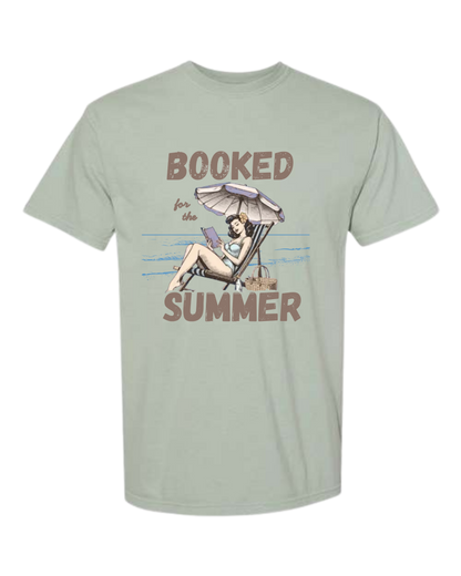 Booked for the Summer - Comfort Colors - Heavyweight Unisex Tee - Greens