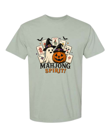 Mahjong Spirit - Comfort Colors - Heavyweight Unisex Tee - Greens