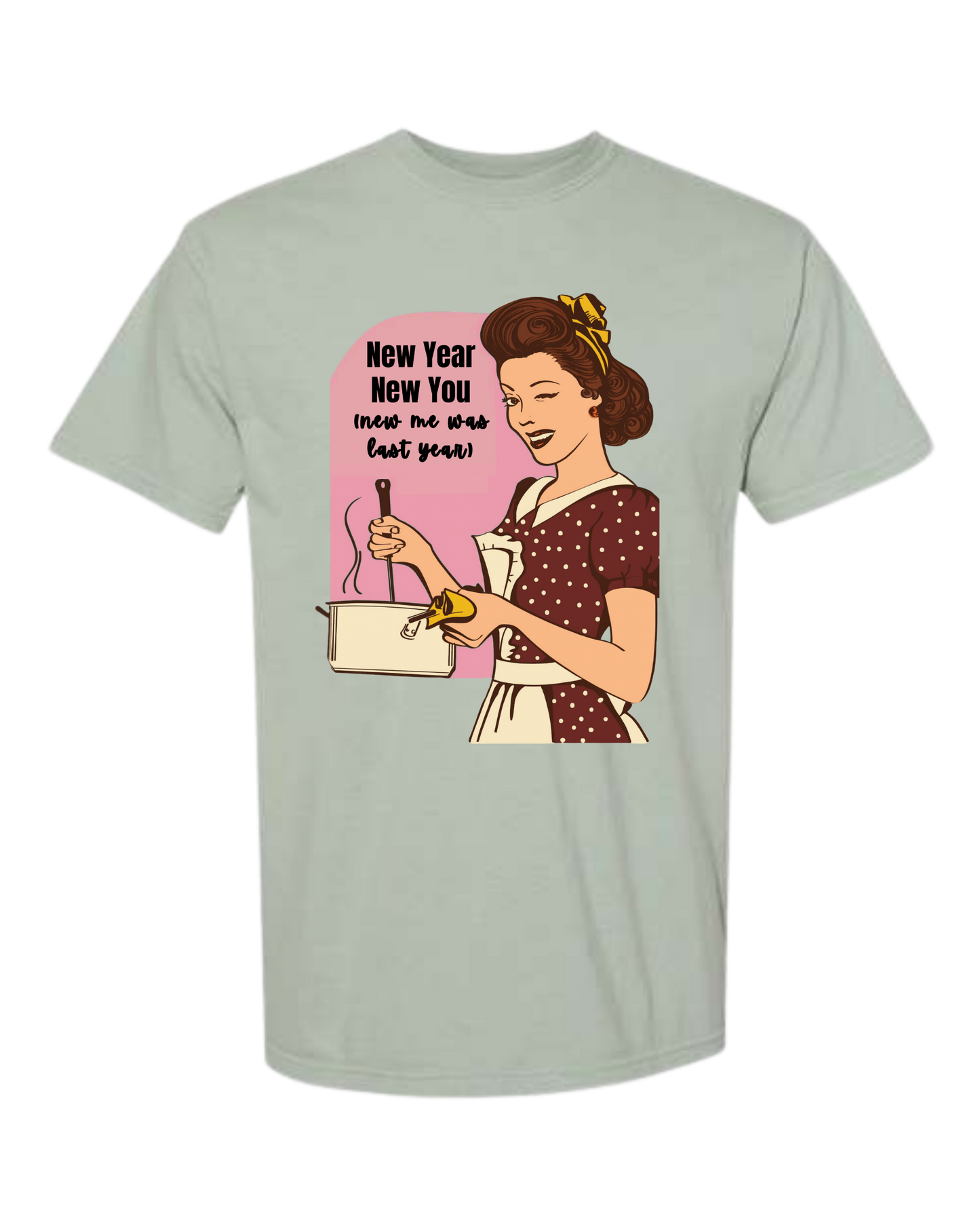 New Year New You - Comfort Colors - Heavyweight Unisex Tee - Greens