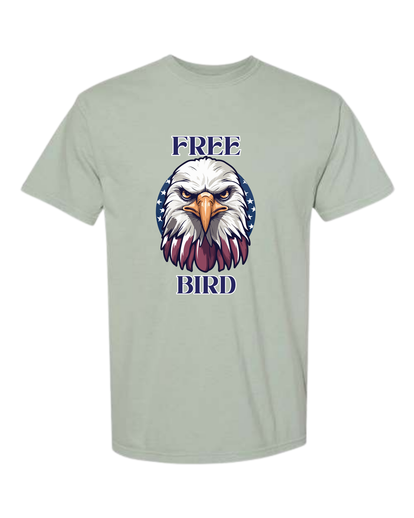 Free Bird - Comfort Colors - Heavyweight Unisex Tee - Greens