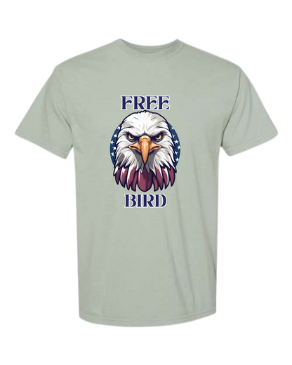 Free Bird - Comfort Colors - Heavyweight Unisex Tee - Greens
