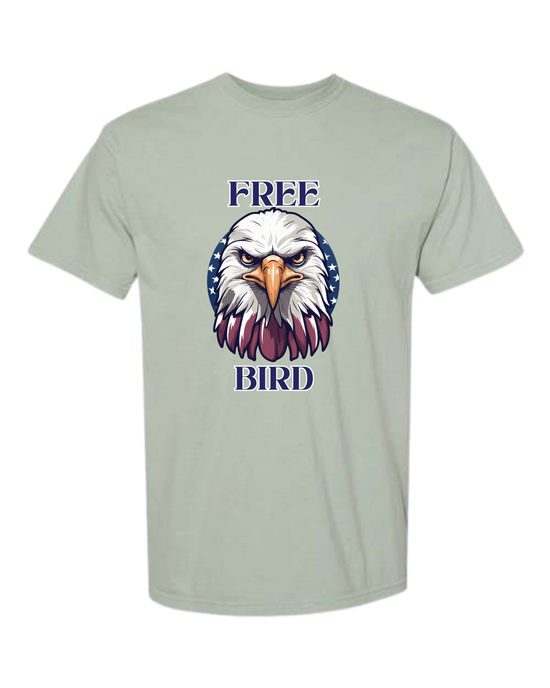 Free Bird - Comfort Colors - Heavyweight Unisex Tee - Greens