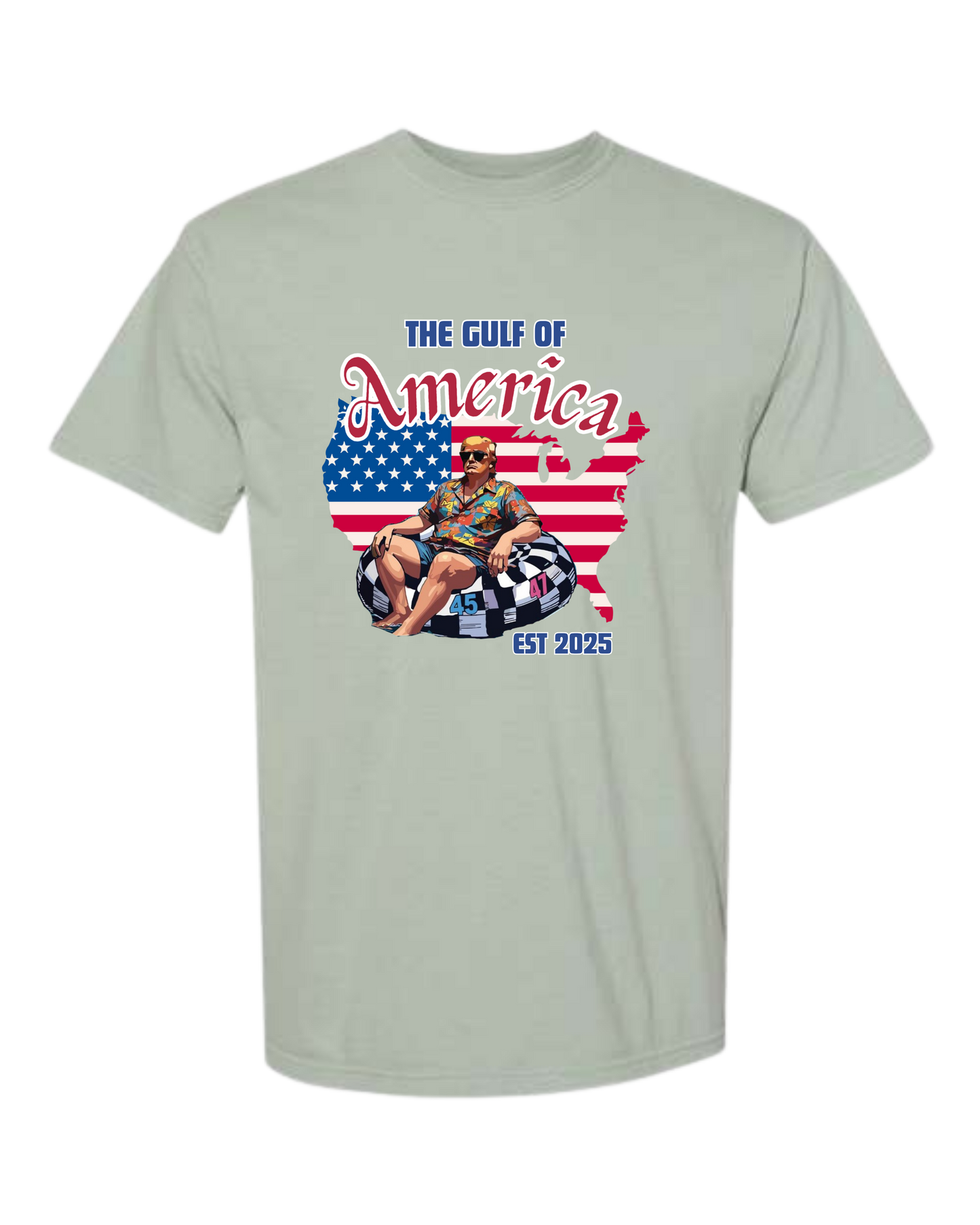 The Gulf of America - Comfort Colors - Heavyweight Unisex Tee - Greens